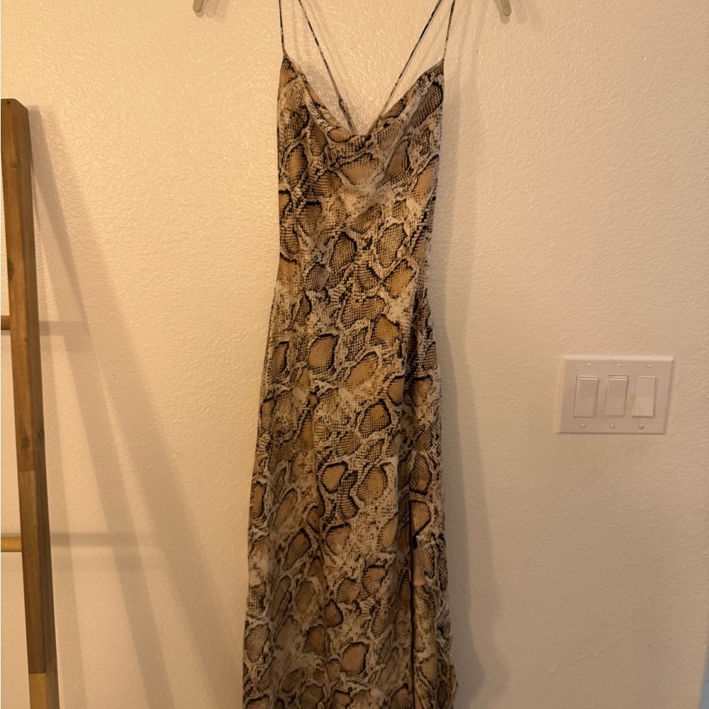 Astr The Label Python Print Dress - Picture 6 of 7